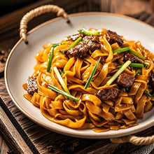 Cargar imagen en el visor de la galería, Tallarines de Arroz Talla 10mm 454g Aroy-d