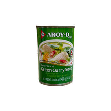 Cargar imagen en el visor de la galería, AROY-D Sopa de Curry Verde Tailandés – Lista para Comer (400g)