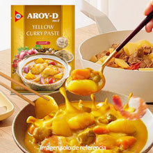 Cargar imagen en el visor de la galería, AROY-D Pasta de Curry Amarillo Tailandés – 50g (Receta auténtica)