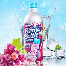 Cargar imagen en el visor de la galería, Bebida de Soda Sabor a Uva 500ml Sangaria – Refresco Japonés de Uva al Estilo Ramune