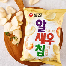 Cargar imagen en el visor de la galería, Nong Shim Chips de Gambas – Sabor auténtico coreano en cada bocado
