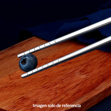 Cargar imagen en el visor de la galería, Palillos Acero inoxidable - 10 pares