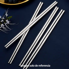 Cargar imagen en el visor de la galería, Palillos Acero inoxidable - 10 pares