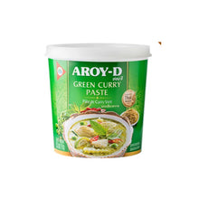 Cargar imagen en el visor de la galería, Pasta de Curry Verde Tailandés 400g Aroy-D – Picante, aromático y 100 % auténtico