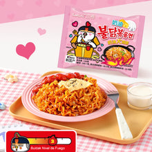 Cargar imagen en el visor de la galería, Ramen Buldak Carbonara Coreano (Halal) 130g SamYang
