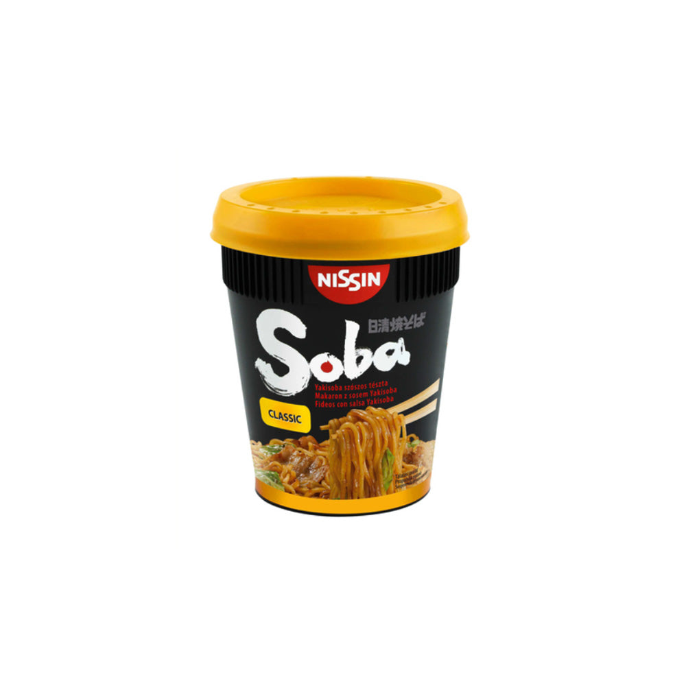 Ramen Soba Sabor Classic Wok Style 90g Cup Noodles Nissin Alimentacion Asiatica KIMJIA
