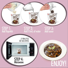 Cargar imagen en el visor de la galería, Topokki Pastel de Arroz Con Salsa Jjajang  Yopokki 120g Young Poong