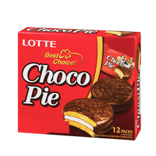 Cargar imagen en el visor de la galería, Choco Pie Coreano Relleno de Crema de Nube 336g Lotte