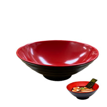 Cargar imagen en el visor de la galería, Cuencos Bowl Plástico Duro Estilo Japones Para Ramen 22.5cm