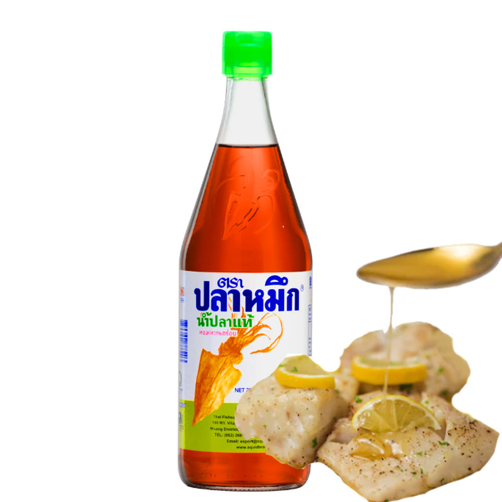 Salsa de Pescado Fish Sauce 725ml SQUID Alimentacion Asiatica KIMJIA