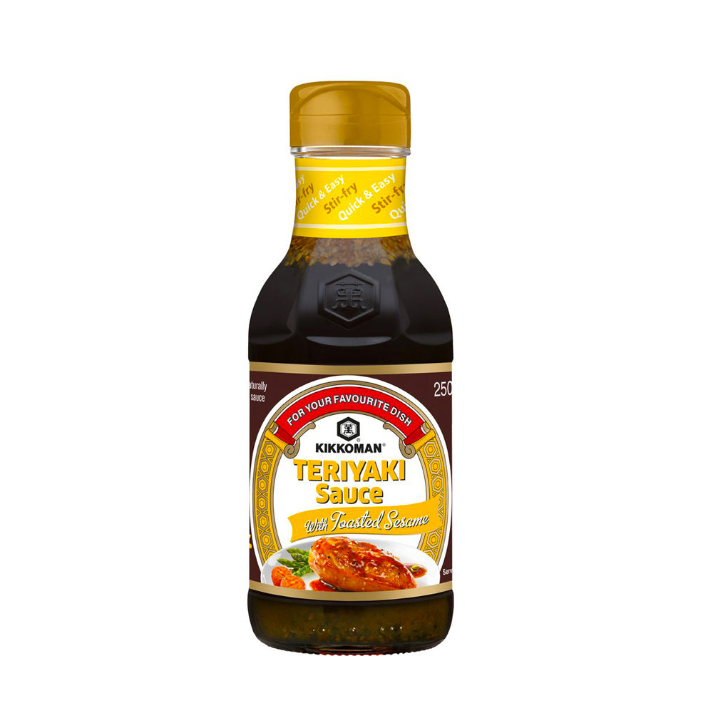 Salsa Teriyaki Con Sésamo tostado 250ml Kikkoman Alimentacion