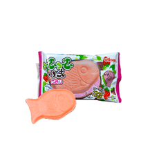 Cargar imagen en el visor de la galería, Taiyaki De Galleta Con Sabor Fresa 16.5g Meito