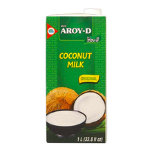 Cargar imagen en el visor de la galería, Leche de Coco Natural Premium 1L Aroy-D: Cremosa,Perfecta para Recetas Exóticas