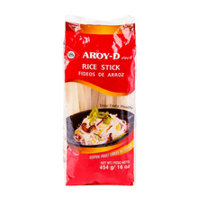 Cargar imagen en el visor de la galería, Tallarines de Arroz Talla 10mm 454g Aroy-d