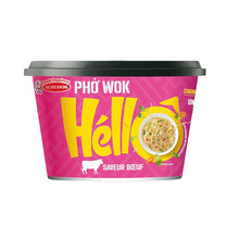 Cargar imagen en el visor de la galería, Acecook Hello Phở Wok Sabor Ternera – Fideos Instantáneos Estilo Vietnamita – 90g
