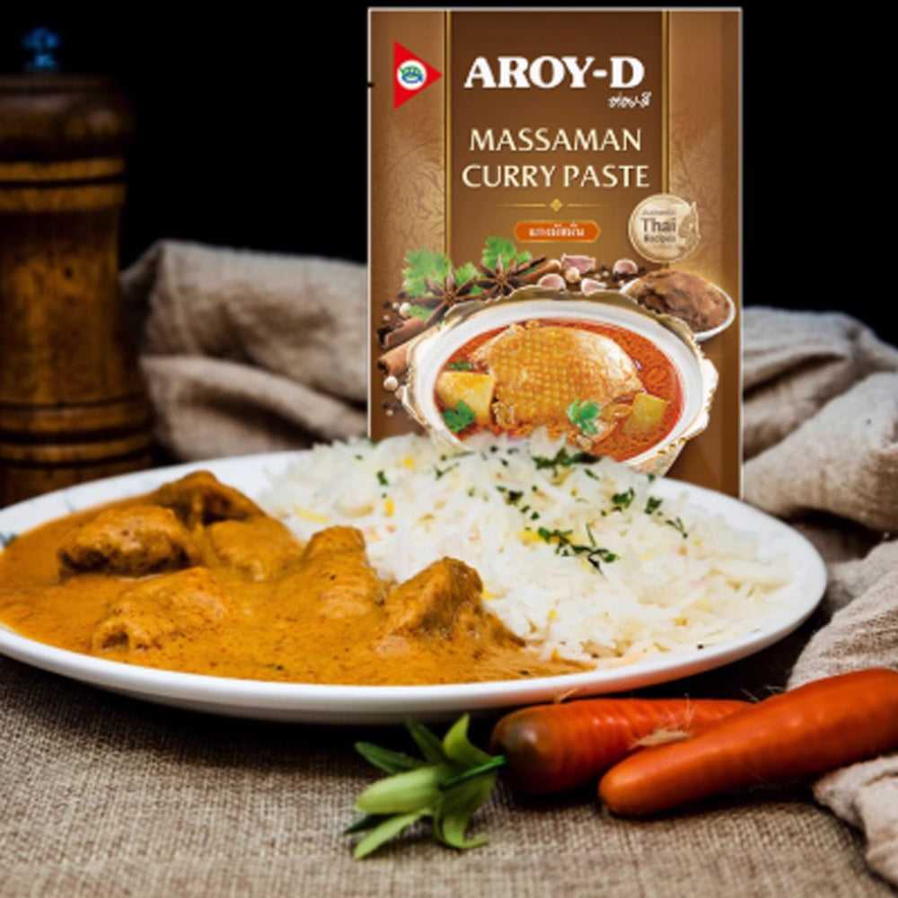 Aroy‑D Pasta de Curry Massaman 50 g – Sabor tailandés suave y