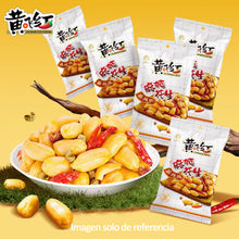 Cargar imagen en el visor de la galería, Cacahuetes con Pimienta Sichuan y Picante 110g Huangfeihong
