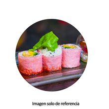 Cargar imagen en el visor de la galería, Hoja de Soja Rosa Especial para Sushi 20u 80g

