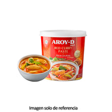 Cargar imagen en el visor de la galería, Pasta de Curry Rojo Tailandés 400g Aroy-D – Auténtico sabor Thai para tus recetas caseras
