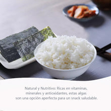 Cargar imagen en el visor de la galería, Snack de Alga Nori Sabor a Te Macha 4g x 16 Wang
