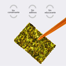 Cargar imagen en el visor de la galería, Snack de Alga Nori Sabor a Te Macha 4g x 16 Wang
