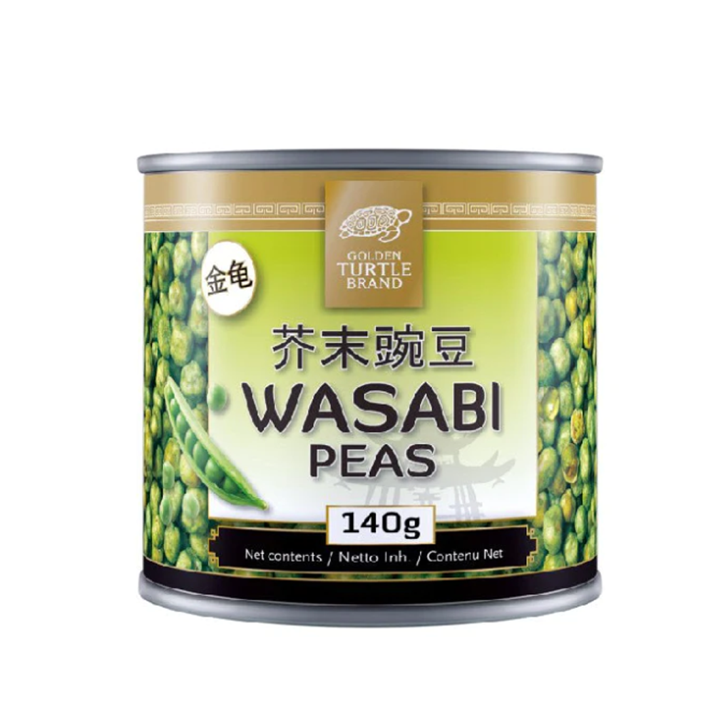 Guisante con Wasabi 140g Golden Turtle Band Alimentacion Asiatica KIMJIA