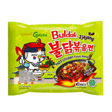 Cargar imagen en el visor de la galería, Ramen Buldak Coreano Sabor a Jjajang 140g Halal Samyang
